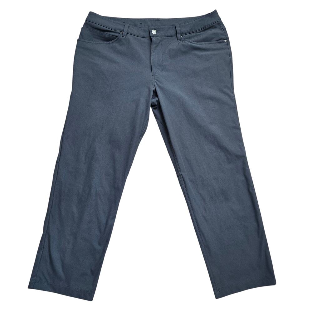Lululemon Pants Mens 36x27 Dark Gray ABC‎ Pant Classic Fit Warpstreme